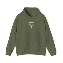 Load image into Gallery viewer, Loxodonté Elephant Skull Minimalist Hoodie