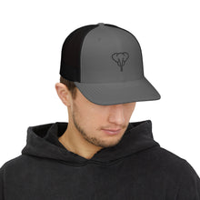Load image into Gallery viewer, Loxodonté Embroidered Snapback Trucker Cap