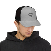 Load image into Gallery viewer, Loxodonté Embroidered Snapback Trucker Cap