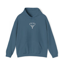 Load image into Gallery viewer, Loxodonté Elephant Skull Minimalist Hoodie
