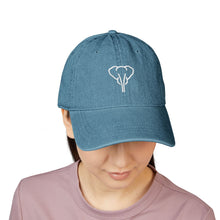 Load image into Gallery viewer, Loxodonté Embroidered Denim Cap