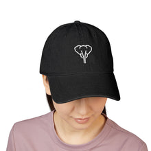 Load image into Gallery viewer, Loxodonté Embroidered Denim Cap