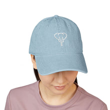 Load image into Gallery viewer, Loxodonté Embroidered Denim Cap