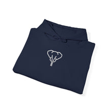 Load image into Gallery viewer, Loxodonté Elephant Skull Minimalist Hoodie
