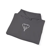 Load image into Gallery viewer, Loxodonté Elephant Skull Minimalist Hoodie
