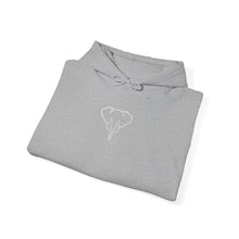 Load image into Gallery viewer, Loxodonté Elephant Skull Minimalist Hoodie
