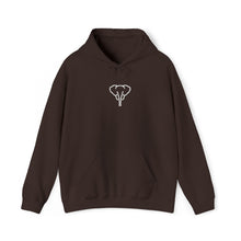 Load image into Gallery viewer, Loxodonté Elephant Skull Minimalist Hoodie
