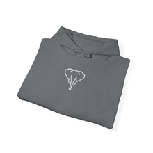 Load image into Gallery viewer, Loxodonté Elephant Skull Minimalist Hoodie
