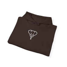 Load image into Gallery viewer, Loxodonté Elephant Skull Minimalist Hoodie
