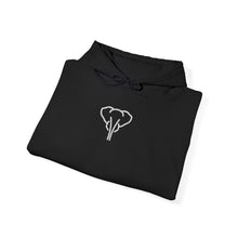 Load image into Gallery viewer, Loxodonté Elephant Skull Minimalist Hoodie
