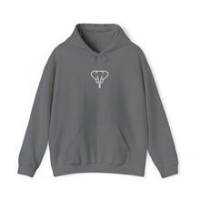 Load image into Gallery viewer, Loxodonté Elephant Skull Minimalist Hoodie
