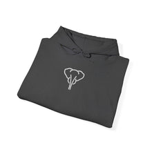 Load image into Gallery viewer, Loxodonté Elephant Skull Minimalist Hoodie
